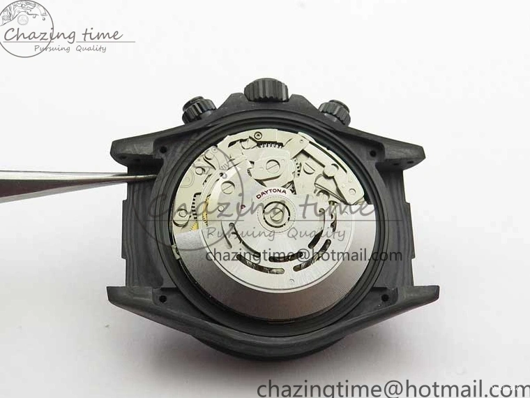 Edition Dial Daytona DIW Strap Blue Carbon A4130 Light Blue OMF Best Light Nylon on 1123